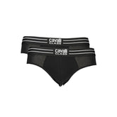 Cavalli Class Black Cotton Men Underwear -   -  Cavalli Class.